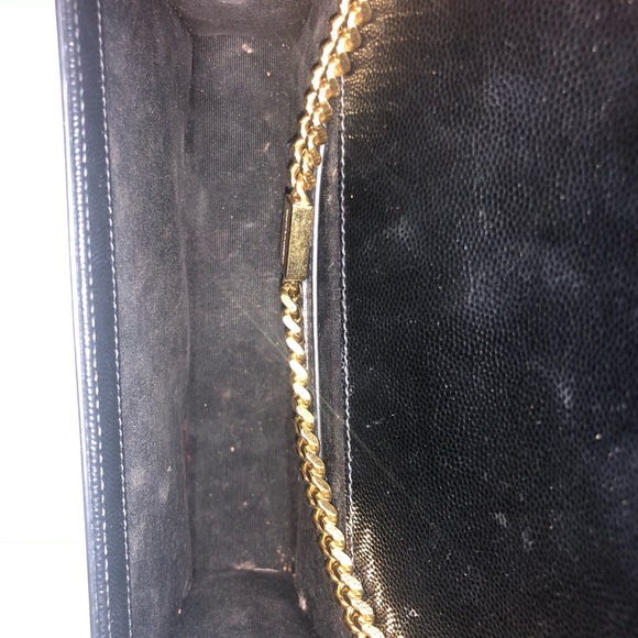 YSL monogram Kate medium black and gold - Picture 8 of 8